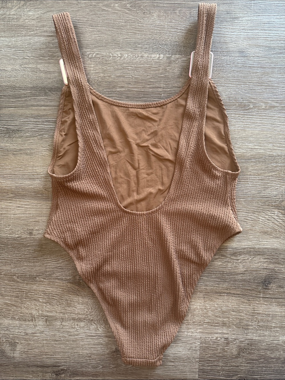 Aerie Crinkle Birthday Scoop Cheekiest One Piece Swimsuit - Picture 3 of 5